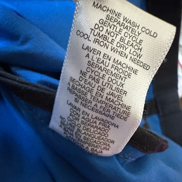 Michael Kors Navy long jacket with Blue Lining size XL - Picture 2 of 8